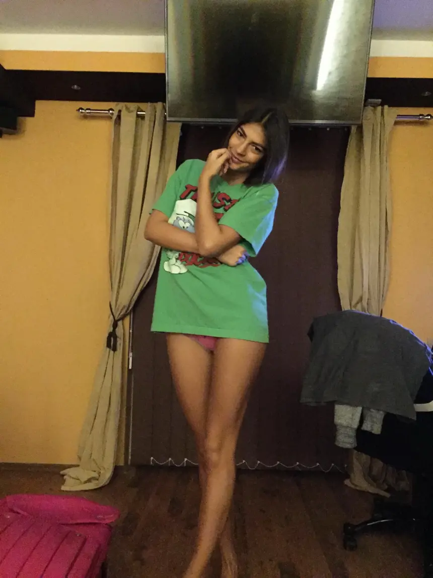 Porn of a slender couple on vacation – photo 25