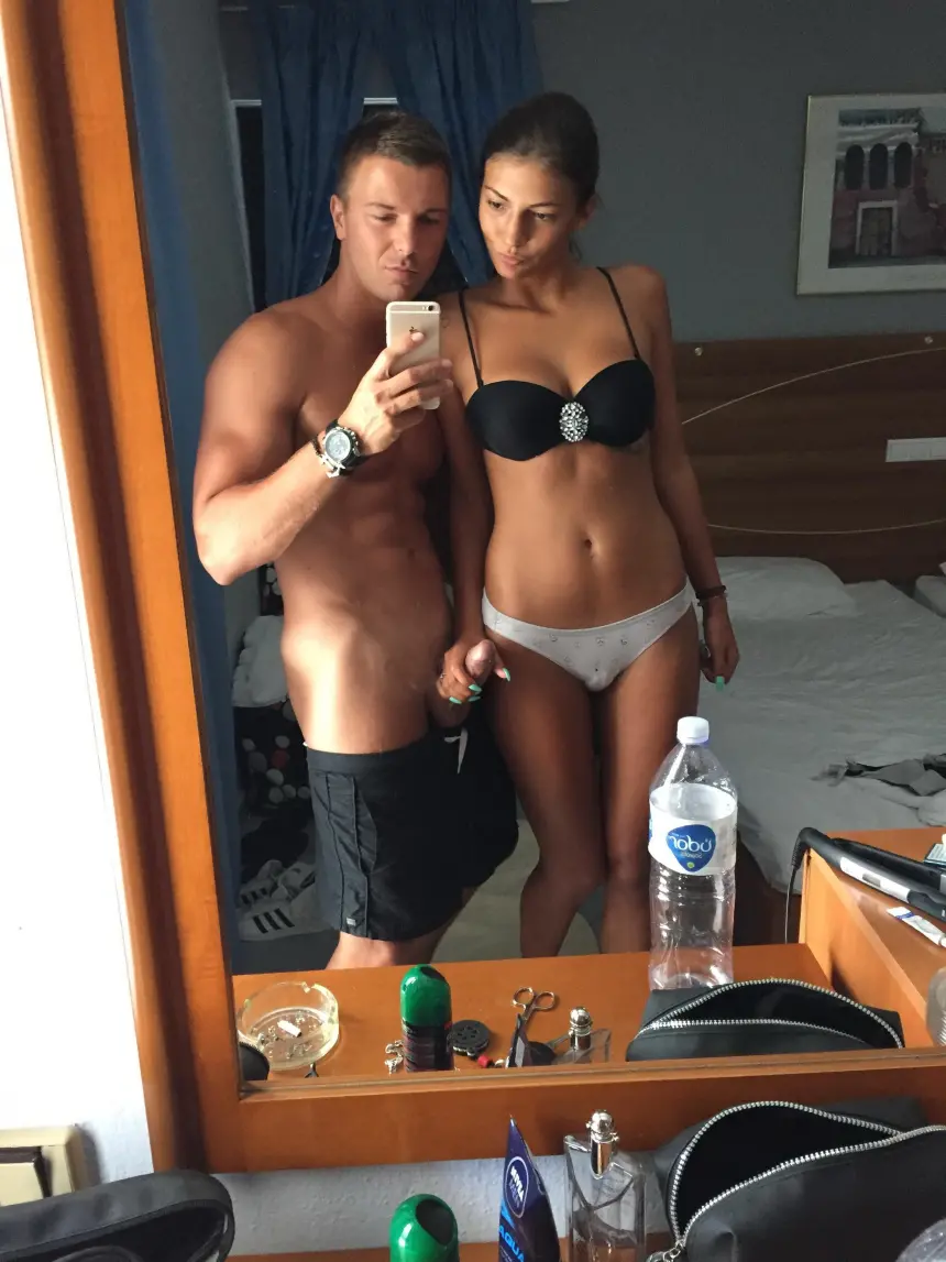 Porn of a slender couple on vacation – photo 28