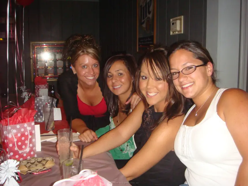 Beautiful young wife participates in an orgy with her friends – photo 85