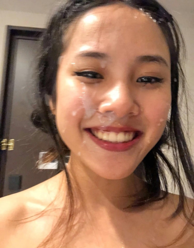 Японка обожает сосать член и ловить сперму на лицо – фото 13