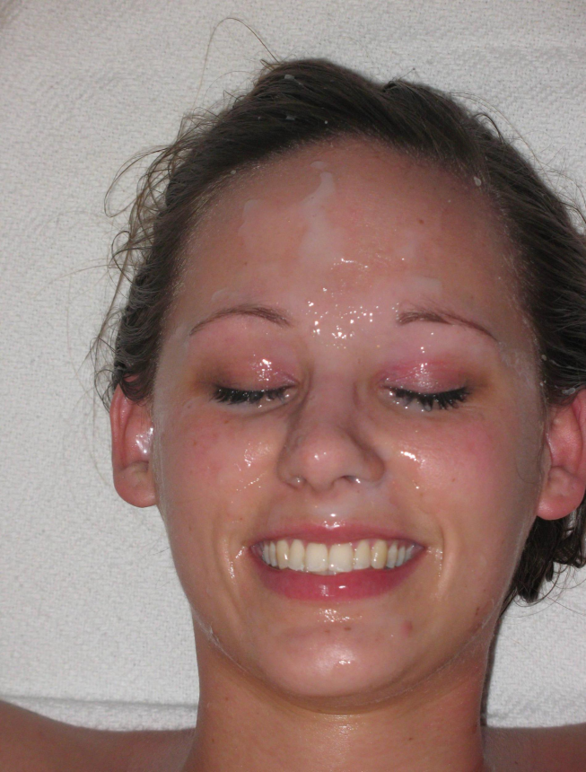 Домашние порно фото озорной симпатичной женщины в сперме – фото 4