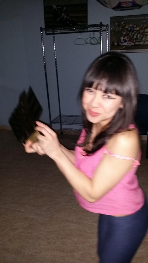 Домашний интим альбом милой азиатки в разных легинсах – фото 16