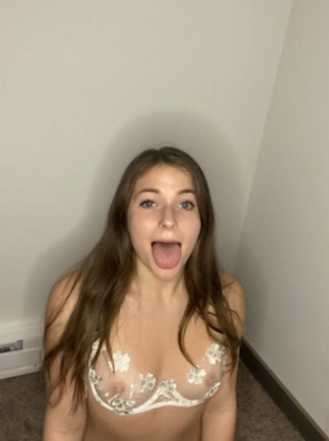 After they cum on her, she likes to pose with cum on her face. – photo 6