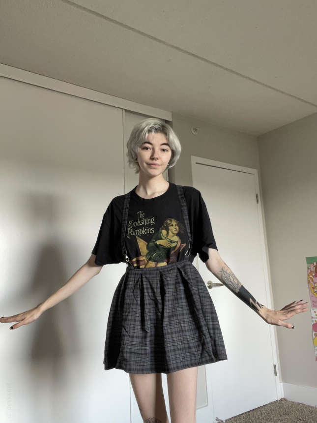 Молодая девушка с татуировками, частные интимные фотографии – фото 48