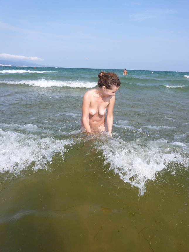 Стройная жена разделась на пляже — честный фотоотчёт для мужа – фото 5